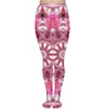 Twirling Pink, Abstract Candy Lace Jewels Mandala  Women s Tights View1