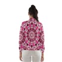 Twirling Pink, Abstract Candy Lace Jewels Mandala  Wind Breaker (Women) View2