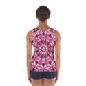 Twirling Pink, Abstract Candy Lace Jewels Mandala  Tops View2