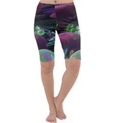 Creation Of The Rainbow Galaxy, Abstract Cropped Leggings