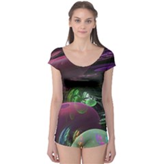 Creation Of The Rainbow Galaxy, Abstract Boyleg Leotard (ladies) by DianeClancy