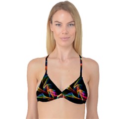 Crystal Rainbow, Abstract Winds Of Love  Reversible Tri Bikini Top