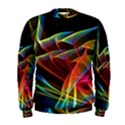 Dancing Northern Lights, Abstract Summer Sky  Men s Sweatshirt View1