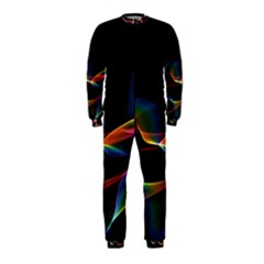 Fluted Cosmic Rafluted Cosmic Rainbow, Abstract Winds Onepiece Jumpsuit (kids) by DianeClancy