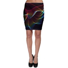 Imagine, Through The Abstract Rainbow Veil Bodycon Skirts