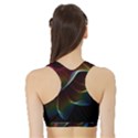 Imagine, Through The Abstract Rainbow Veil Women s Sports Bra with Border View2