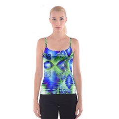 Irish Dream Under Abstract Cobalt Blue Skies Spaghetti Strap Top