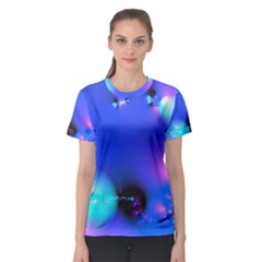 Love In Action, Pink, Purple, Blue Heartbeat 10000x7500 Women s Sport Mesh Tee