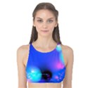 Love In Action, Pink, Purple, Blue Heartbeat 10000x7500 Tank Bikini Top View1