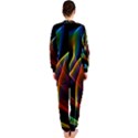 Peacock Symphony, Abstract Rainbow Music OnePiece Jumpsuit (Ladies)  View2