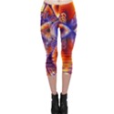 Winter Crystal Palace, Abstract Cosmic Dream (lake 12 15 13) 9900x7400 Smaller Capri Leggings  View1