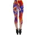 Winter Crystal Palace, Abstract Cosmic Dream (lake 12 15 13) 9900x7400 Smaller Capri Leggings  View2