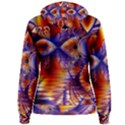 Winter Crystal Palace, Abstract Cosmic Dream (lake 12 15 13) 9900x7400 Smaller Women s Pullover Hoodie View2