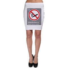 No Smoking  Bodycon Skirts by MRTACPANS