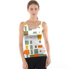 Rectangles And Squares In Retro Colors  Tank Top