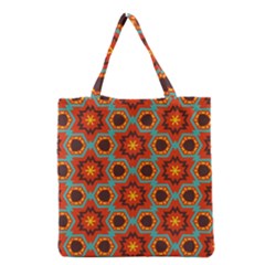 Stars Pattern   Grocery Tote Bag by LalyLauraFLM