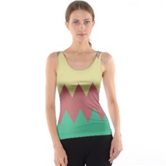 Retro Chevrons     Tank Top