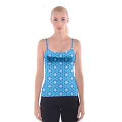 Aqua Hawaiian Stars Under A Night Sky Dance Spaghetti Strap Top by DianeClancy