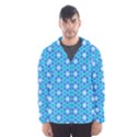 Aqua Hawaiian Stars Under A Night Sky Dance Hooded Wind Breaker (Men) View1