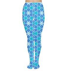 Aqua Hawaiian Stars Under A Night Sky Dance Women s Tights by DianeClancy