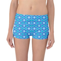 Aqua Hawaiian Stars Under A Night Sky Dance Boyleg Bikini Bottoms by DianeClancy