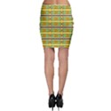 Circles and stripes pattern       Bodycon Skirt View2