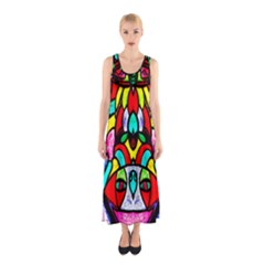 Sun Star Full Print Maxi Dress