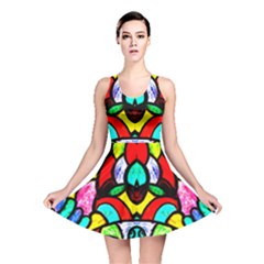 Bi-polar Sun Reversible Skater Dress