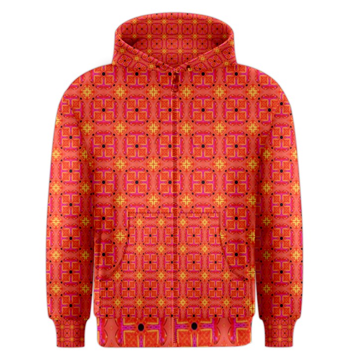 Peach Apricot Cinnamon Nutmeg Kitchen Modern Abstract Men s Zipper Hoodie