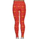 Peach Apricot Cinnamon Nutmeg Kitchen Modern Abstract Yoga Leggings View2