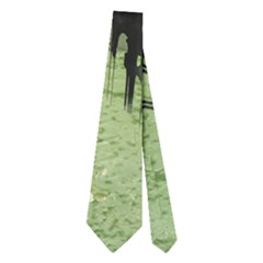 Awesome Green Skull Neckties (two Side)  by FantasyWorld7