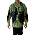 Awesome Green Skull Hooded Wind Breaker (Kids) View1