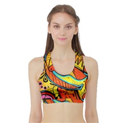 Palace Of Art Women s Sports Bra With Border