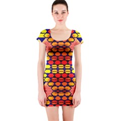 Gate Way Short Sleeve Bodycon Dress