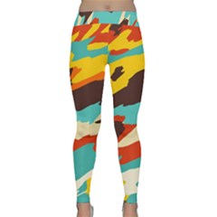 Wavy Retro  Texture           Yoga Leggings