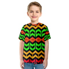 Rhombus And Other Shapes Pattern             Kid s Sport Mesh Tee