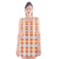 Triangles Tribal Pattern              Scoop Neck Skater Dress