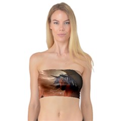 Wonderful Dark Unicorn In The Night Bandeau Top