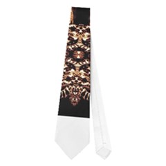 Dark Ornate Abstract  Pattern Neckties (one Side)  by dflcprints