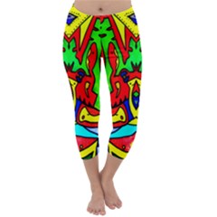 Heads Up Capri Winter Leggings  by MRTACPANS