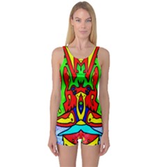 Auction One Piece Boyleg Swimsuit