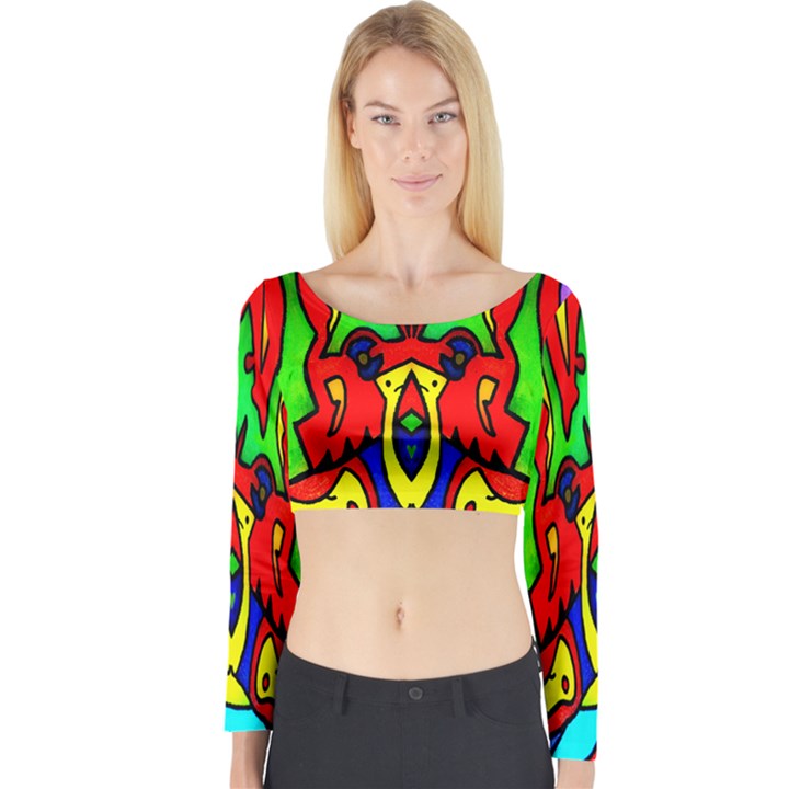 AUCTION Long Sleeve Crop Top