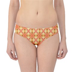 Peach Pineapple Abstract Circles Arches Hipster Bikini Bottoms by DianeClancy