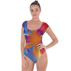 Bright Short Sleeve Leotard (ladies)