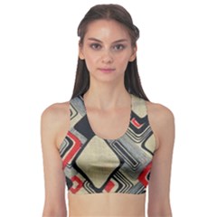 Throwback 1950s Diamonds Sports Bra