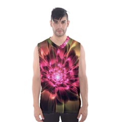 Red Peony Men s Basketball Tank Top by Delasel