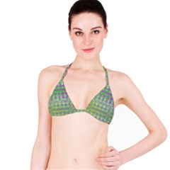 Colorful Zigzag Pattern Bikini Top