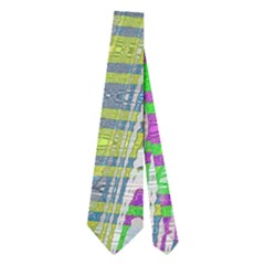 Colorful Zigzag Pattern Neckties (two Side)  by BrightVibesDesign