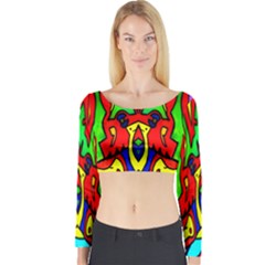 Reflection Long Sleeve Crop Top