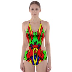 Reflection Cut-out One Piece Swimsuit